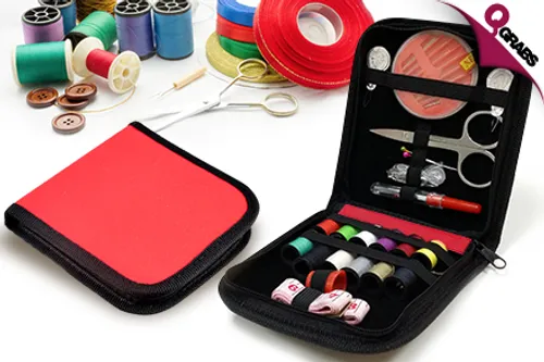 From QR29 Mend on the Go with a Red Travel Sewing Kit! (Up to QR118 Value)
